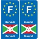 F Europa Burundi adesivo piastra