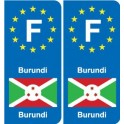 F Europa Burundi adesivo piastra