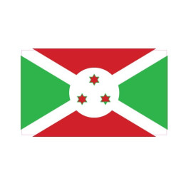 Autocollant Drapeau Burundi sticker flag