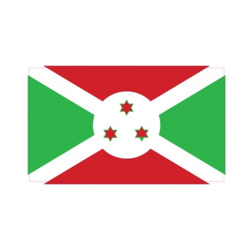 Autocollant Drapeau Burundi sticker flag