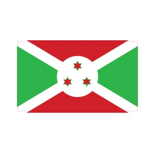 Autocollant Drapeau Burundi sticker flag