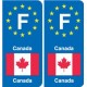 F Europe Canada adesivo piastra