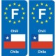 F Europe Angola autocollant plaque