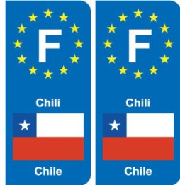 F Europe Angola autocollant plaque