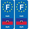 F Europa haití placa etiqueta