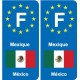 F Europe Angola autocollant plaque