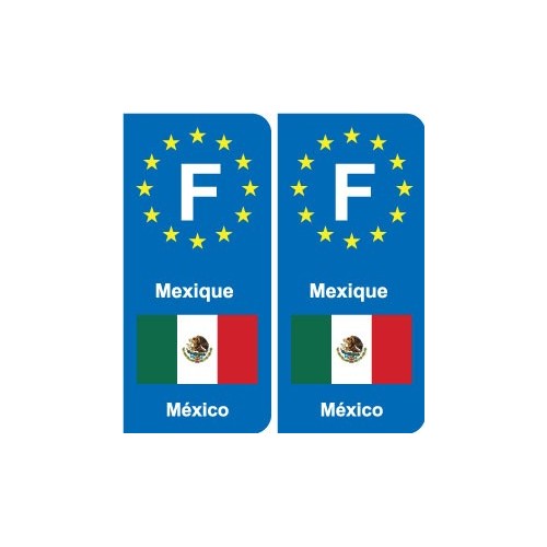 F Europe Angola autocollant plaque