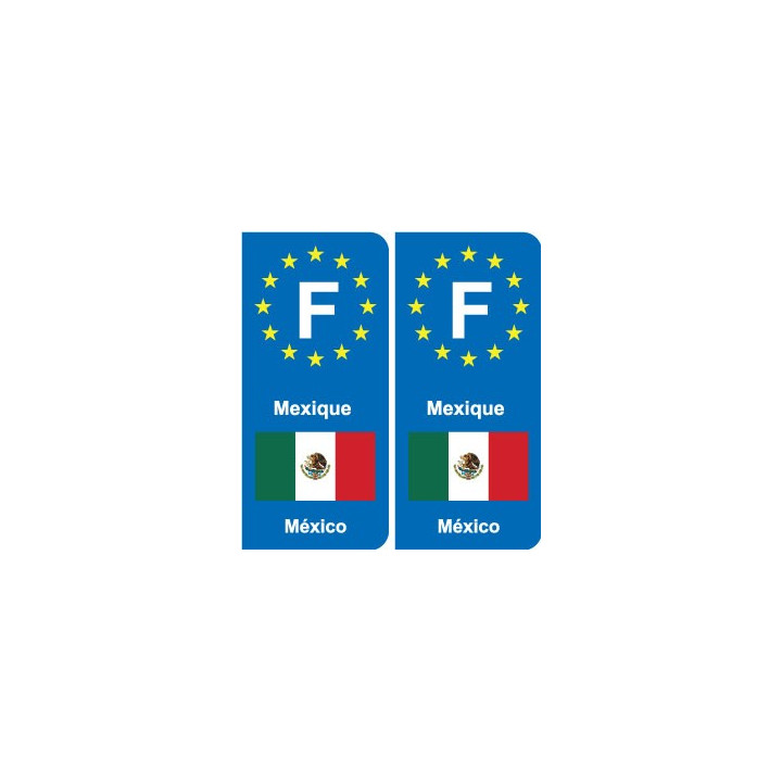 F Europe Angola autocollant plaque