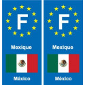 F Europe Angola autocollant plaque