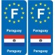 F Europe Angola autocollant plaque