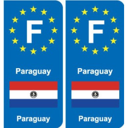 F Europe Angola autocollant plaque