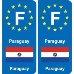 F Europe Angola autocollant plaque