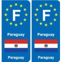 F Europe Angola autocollant plaque