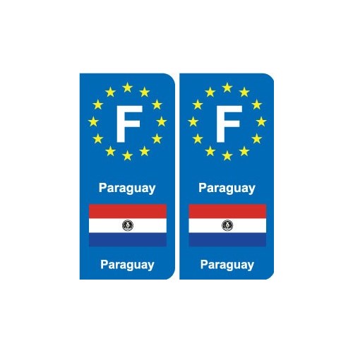 F Europe Angola autocollant plaque