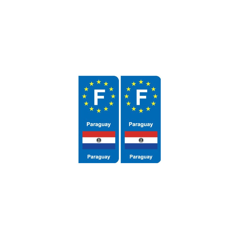 F Europe Angola autocollant plaque