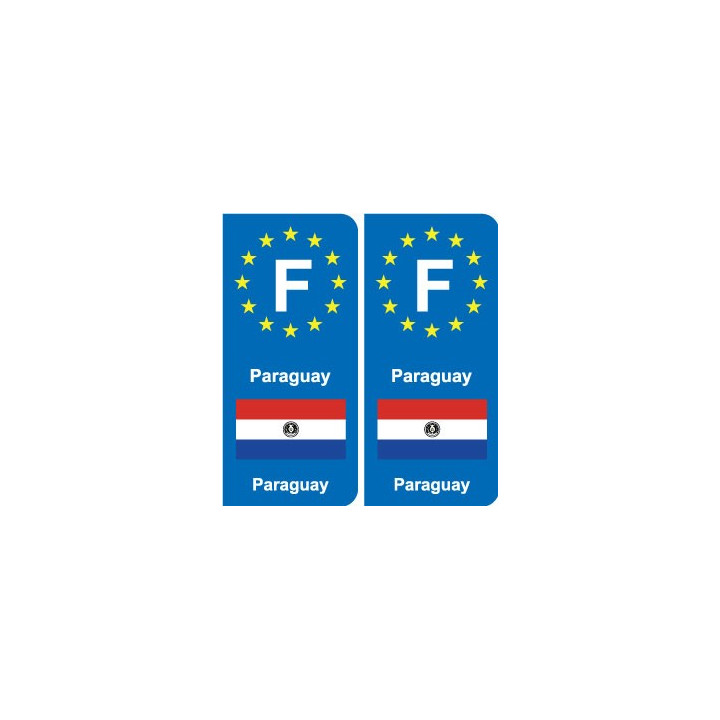 F Europe Angola autocollant plaque
