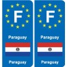 F Europe Angola autocollant plaque