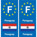 F Europe Angola autocollant plaque