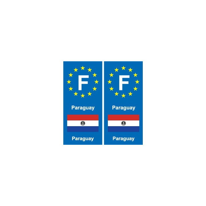 F Europe Angola autocollant plaque