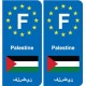 F Europe Palestine autocollant plaque