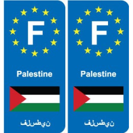 F Europe Palestine autocollant plaque