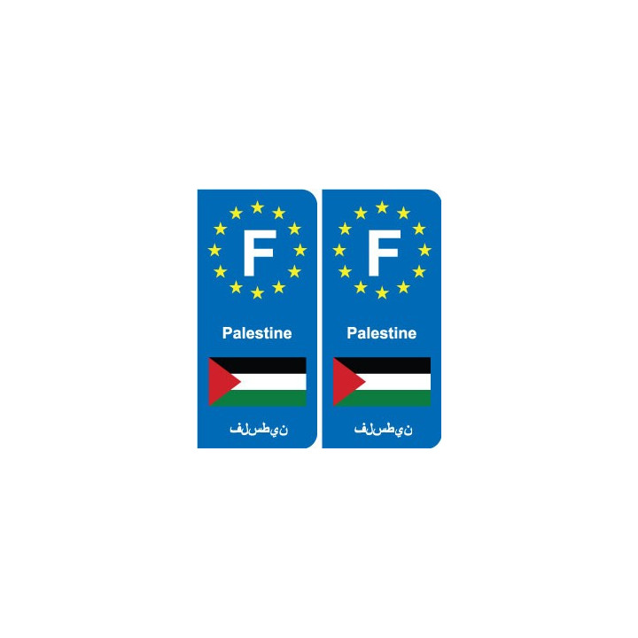 F Europe Palestine autocollant plaque