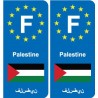 F-Europa Palästina-aufkleber platte