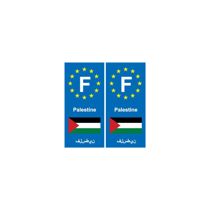 F Europe Palestine autocollant plaque
