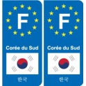 F Europa, Corea del Sud Corea del Sud adesivo piastra