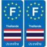 F Europa Thailand Thailand aufkleber platte
