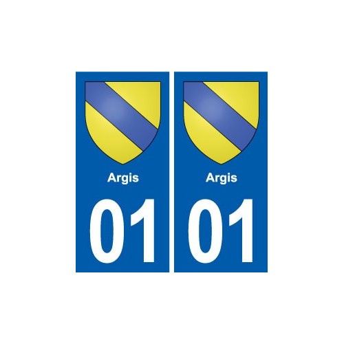 01 Pont-d'Ain logo ville autocollant plaque sticker
