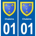 01 Ceyzériat logo ville autocollant plaque sticker