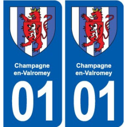 01 Ceyzériat logo ville autocollant plaque sticker
