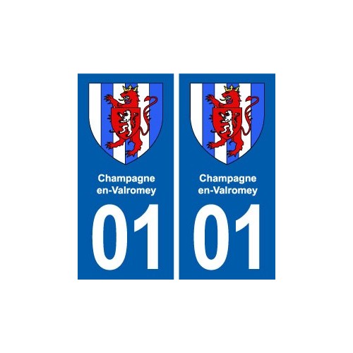 01 Ceyzériat logo ville autocollant plaque sticker