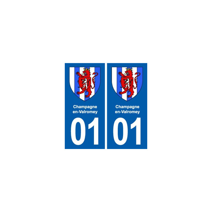 01 Ceyzériat logo ville autocollant plaque sticker