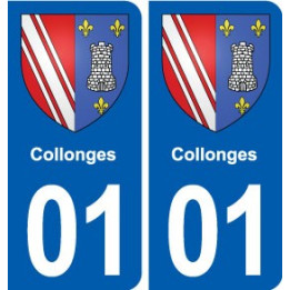 01 Ceyzériat logo ville autocollant plaque sticker