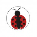 Coccinelle - Autocollants Stickers caches enjoliveurs  pour jante auto