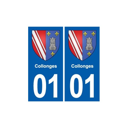 01 Ceyzériat logo ville autocollant plaque sticker