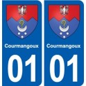 01 Ceyzériat logo ville autocollant plaque sticker