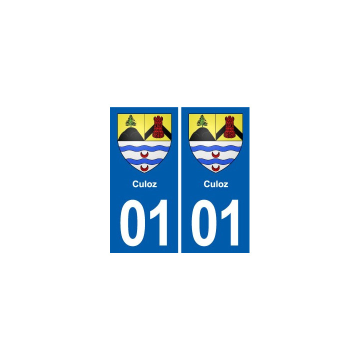 01 Ceyzériat logo ville autocollant plaque sticker