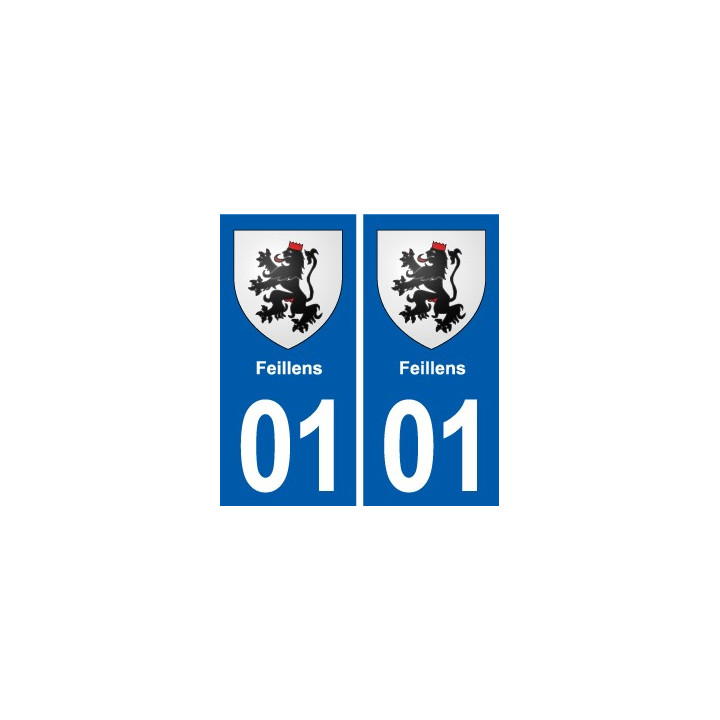 01 Ceyzériat logo ville autocollant plaque sticker