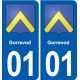 01 Ceyzériat logo ville autocollant plaque sticker