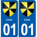 01 Ceyzériat logo ville autocollant plaque sticker