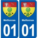 01 Ceyzériat logo ville autocollant plaque sticker