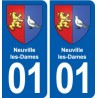 01 Ceyzériat logo ville autocollant plaque sticker
