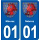 01 Ceyzériat logo ville autocollant plaque sticker