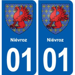 01 Ceyzériat logo ville autocollant plaque sticker
