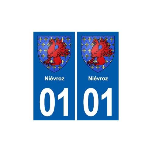 01 Ceyzériat logo ville autocollant plaque sticker