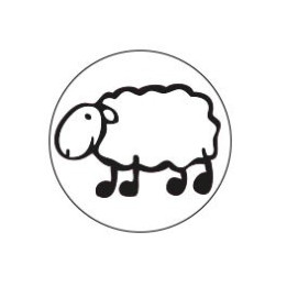 Mouton - Autocollants Stickers caches enjoliveurs  pour jante auto