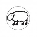 Mouton - Autocollants Stickers caches enjoliveurs  pour jante auto